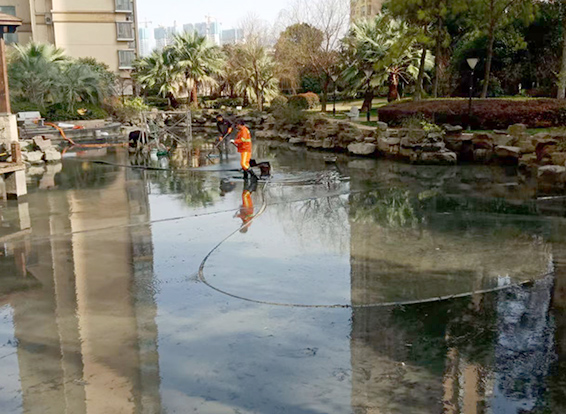 吉林景观池淤泥清理